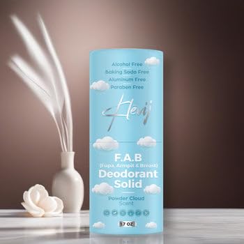 All Natural F.A.B. Deodorant - Powder Cloud Scent | 1.7 oz Organic, Aluminum-Free Deodorant for Fupa, Armpit, and Breast Areas - Image 4