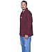 Desco 73900 Statshield Smock, Jacket,Knitted Cuffs, Burgundy, X-Small
