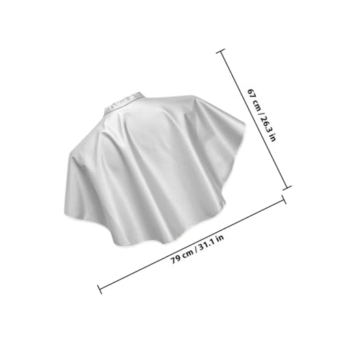 Capas para colorear cabello Homoyoyo para salón para adultos 2 piezas blancas impermeables para peluqueros y clientes miniatura 2