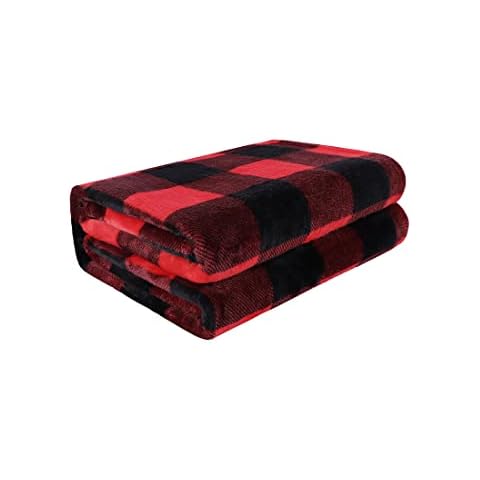 PiccoCasa Flannel Fleece Pet Blanket Cover