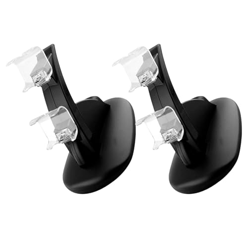 HONITANO Base de Carga Dual para Mandos de Juegos de Consola con Puerto USB Estación de Carga Portátil con Indicadores LED y Luz Nocturna Pack de 2 Piezas