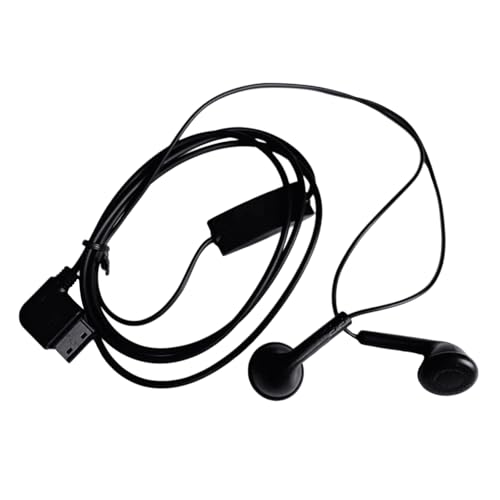 FANSHINUO Auriculares intrauditivos para escuela, aula, biblioteca, viajes, cable plano para G600 D800, cable de smartphone, auriculares intraurales con graves potentes