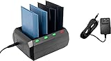 4-Slot Battery Charger Cradle with Adapter for Zebra TC51 TC510K TC52 Charging Cradle for Zebra TC56...