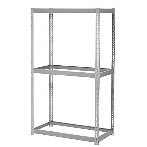 Global Industrial Expandable Starter Rack, 3 Levels No Deck, 1100lb Cap Per Level, 96