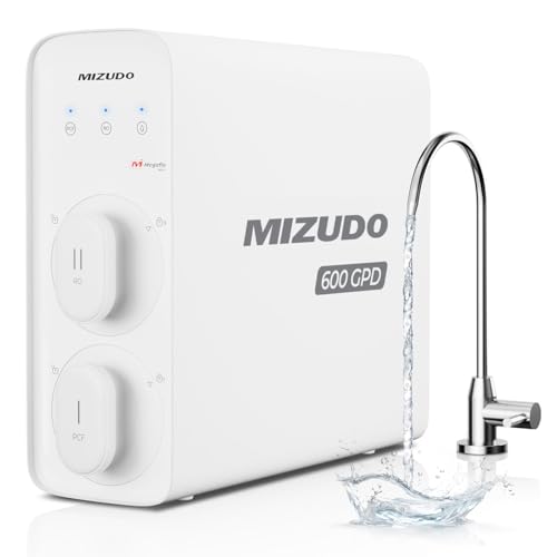 Compact-Tankless-RO-System-Under-Sink-Mizudo-8-Stage-Reverse-Osmosis-System-600GPD-NSFANSI-3725342-Certified-31-Pure-to-Drain-Quiet-Leakproof-RO-Water-Filtration-System-for-Small-Kitchen