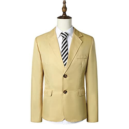 Robe formelle homme extensible fine beige coupe classique XXL