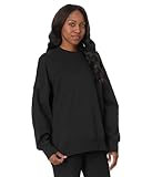Beyond Yoga, Womens, Solstice Oversized Sweatshirt, Black, Medium