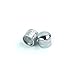 2x Metal Dome Knobs Tele Style,Non-adjustable,Chrome premium