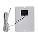 Fauhapyway Solarpanel, 6 W, 5 V, mit Kabel, hocheffizientes Polysilizium-Ladegerät für Außen-Überwachungskameras und Gartenleuchten (A-Port)
