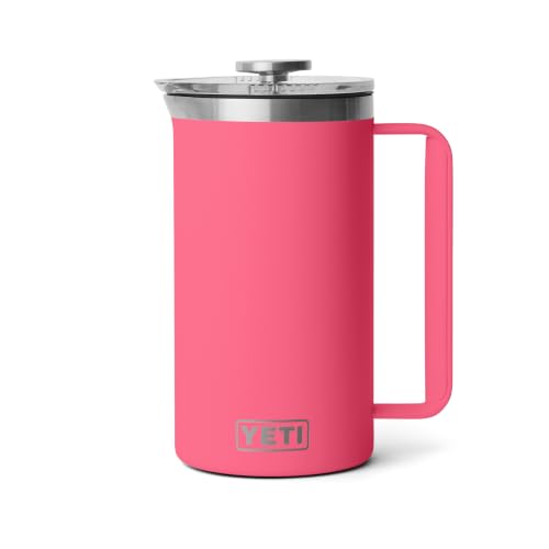YETI Rambler 34 oz. French Press Coffee Maker, Tropical Pink - image 1