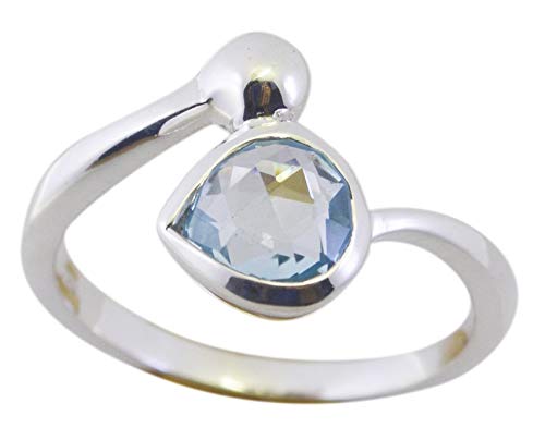 Bague bleue argent sterling 925 authentique RIYO bijoux femme fine