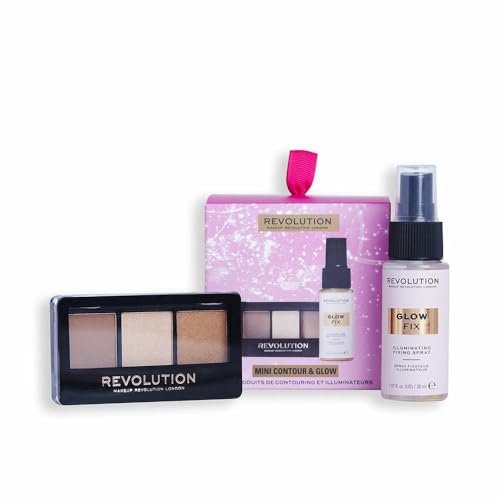 Set de Maquillaje Revolution Make Up Mini Contour & Glow 2 Piezas