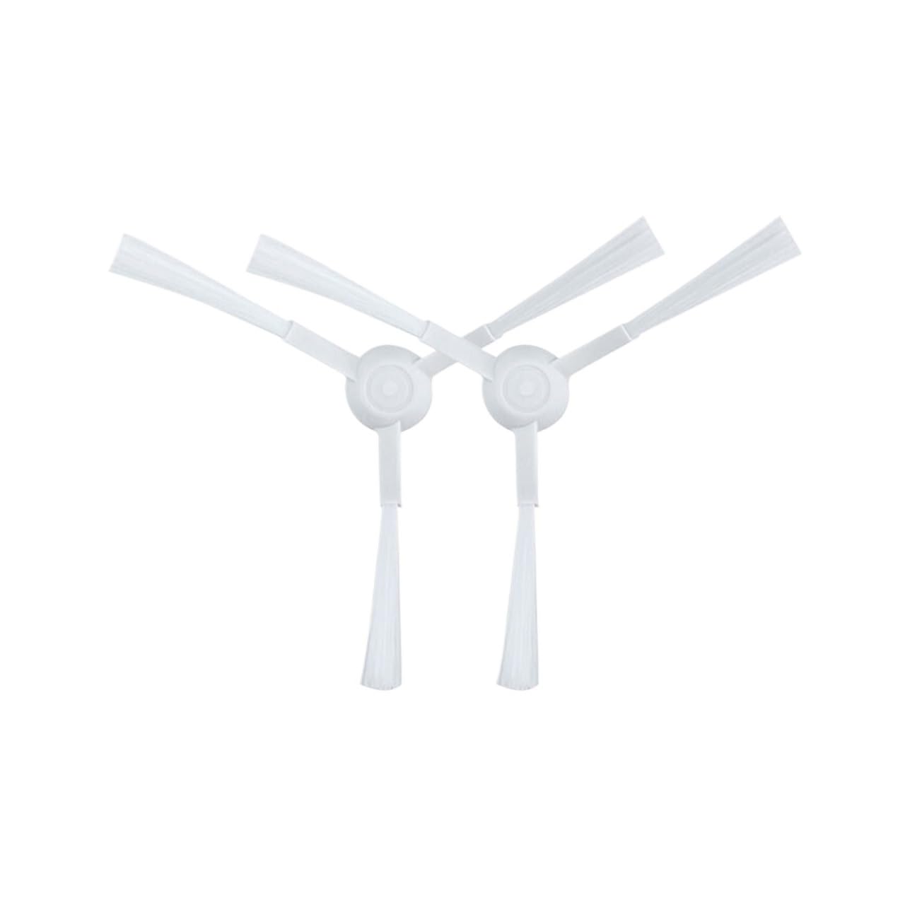 YCENJEPSAZ Side Brush,Compatible For Xiaomi, Stytj02ym SE 2S E10,Compatible For Viomi，V2PRO/V3 3C B106CN C103 3C, 3C Plus S12 T12 S20 D106 Robot(White 2pcs)