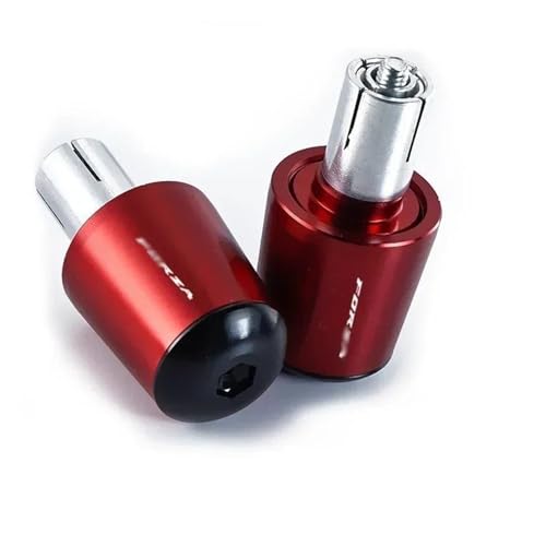 Accesorios de motocicleta para HO&ND&A Fo&rz&a 125 250 300 350 750 2022 2023 7/8 pulgadas 22 mm Accesorios de motocicleta CNC Manillar Grips Tapa Tapones de mango (rojo)