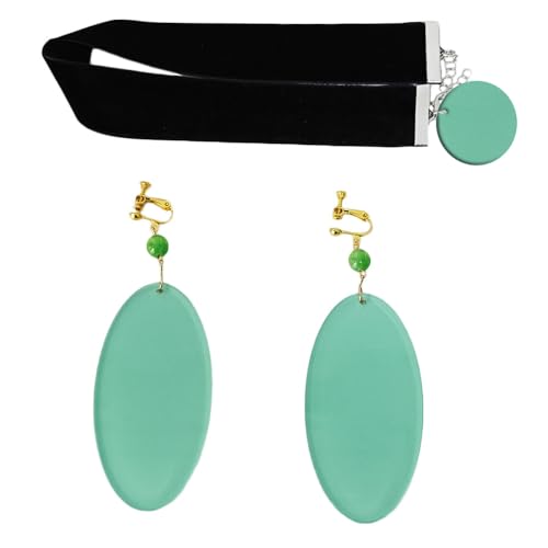 Momo Ayase boucles d'oreilles et collier pour vos conventions manga