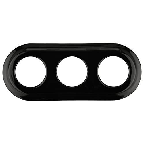 PR1 Series PR1 Porcelain Retro Frame 3-Way Black, 240 x 100mm I Höhe 13mm - Image 2