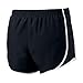Nike Girl's Tempo Dri-Fit Running Shorts, Black/Black/White/White, Medium