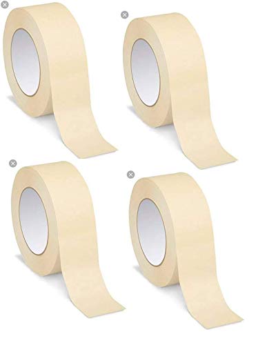 HGT Self Adhesive Masking Tape for Arts & Crafts, Best for Carpenter, Labelling, Painting and leaves no residue after a peel (72MM X 20MTR, 4) (B07Q85YHT9) Amazon Price History, Amazon Price Tracker