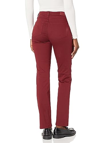 Jones New York Women's Lexington Straight Jean-Bordeaux2