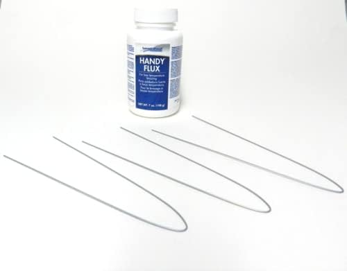 JTS Jewelry Soldering Kit Handy Flux Jewelers Silver Solder Wires - Soft/Medium/Hard