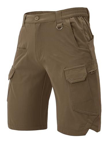 Pantaloncini cargo da uomo, ad asciugatura rapida, leggeri, per attività