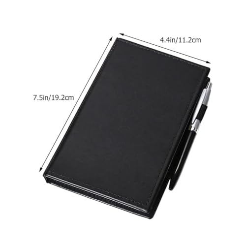 Image of Levin Memo Pad with Sticky Notes & Clip Holder with Pen for Gifting| Note Pad for School, Home, and Office Supplies (11.2X19.2CM)