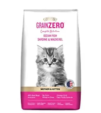 Grain Zero Mother & Kitten Food - 1.2 Kg Ocean Fish Sardine & Mackerel, Pellet (B0C243LBDH) Amazon Price History, Amazon Price Tracker