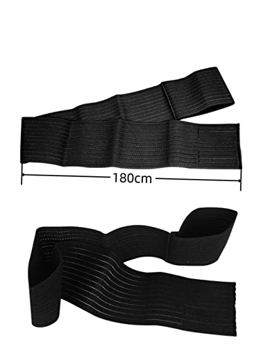 Elastic Breathable Wrap Ankle Extra Long Elastic Knee Wrap Compression Bandage Brace Support for Legs, Plantar Fasciitis, Stabilising Ligaments, Joint Pain, Squat, Basketball, Running, Tennis