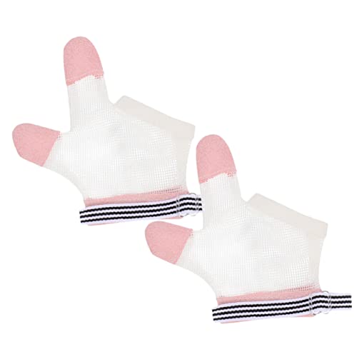 Bite Boy Girl Gloves Teething Aid Stop Thumb Sucking Finger Guard for Boys and Girls