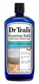Dr. Teal's Ginger & Clay With Vitamin C Variety Gift Set (3 Pack, 106Oz Total) - Detoxify & Energize Foaming Bath, Epsom Salt Soak, Vitamin C & Citrus Body Wash - Essential Oils Remove Harmful Toxins #TOP2