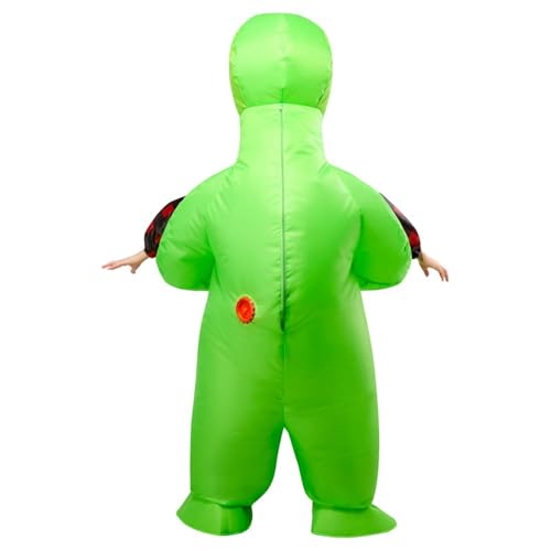 Disfraz inflable Alien Abduction para niños talla única miniatura 6