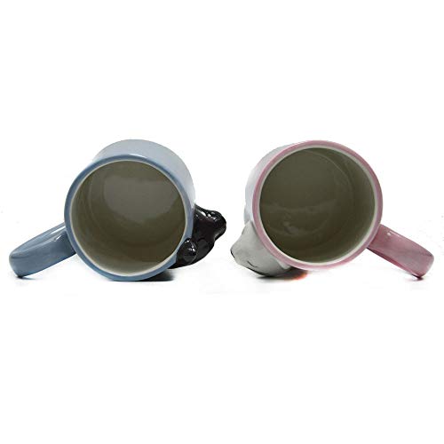 Bacio Gatto Tazze coppia Tazze di ceramica Tazza