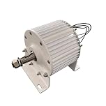 Windmill Generator High Efficiency 20KW 48V 96V 240V 380V Electric Low RPM 3 Phases AC Permanent Magnet Alternator Turbine Motor with Base(Taper Shaft_240V_25KW)