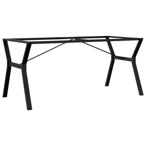 vidaXL Patas de mesa de comedor estructura Y acero 160x80x73 cm