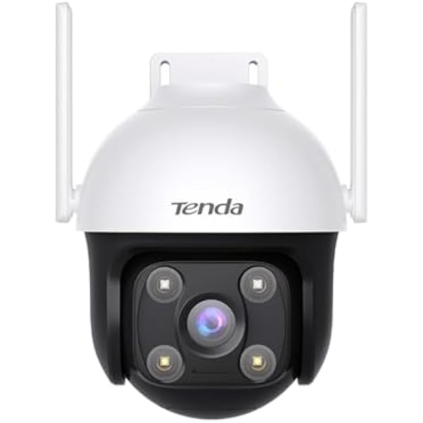 Tenda zewnętrzna kamera 2.5K 4MP do monitoringu Wi-Fi, noktowizor 35M w pełnym kolorze, kamera PTZ IP z wykrywaniem ludzi AI, automatycznym śledzeniem, syreną, dwukierunkowym audio, ONVIF, Alexa, CH7