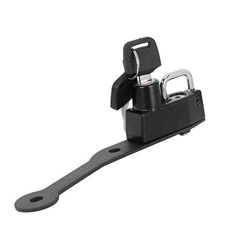 Walmeck Candado para Casco, Kit de Candado para Casco Antioxidante para MT-07 FZ-07 2014-2017/FJ-07 2014-2016, Viene con 1 Candado para Casco y 2 Llaves, Fácil Instalación, Hecho de