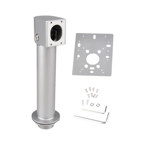 Fryzzolum Access Control Sytem Holder Face Recognition Device Stand Quick Install Face Recognition Device Stand Aluminum Mount Bracket Rustproof Outdoor Access Control Sytem Holder