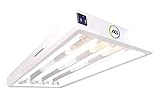 Active Grow T5 High Output 2FT 4 Lamp LED Grow Light - 4 X 12W T5 HO 4FT LED Tubes - 120V - for Indo