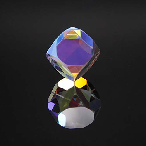 Cross Dichroic Color Prism Octahedron Combiner Splitter Optical Prisms Glass Decorative Glass Dice Prism Beam Combiner