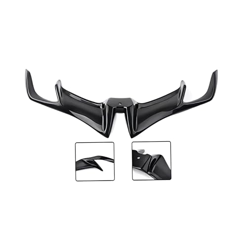 Image of Winglet 2.0 for Bajaj RS 200 | Black ABS Plastic Motorcycle Aerodynamic Accessory | Rear Side Winglet for Bike