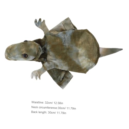 Disfraz para perro SUPVOX dinosaurio peluche talla S miniatura 2