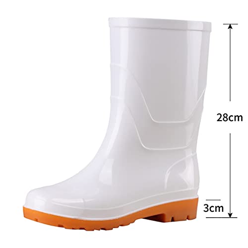 Rain Boots for Women Waterproof Wide Calf Rubber Boots Lightweight Anti-Slipping Garden Shoes Outdoor Rainboots for Hunting Gardening Farming4