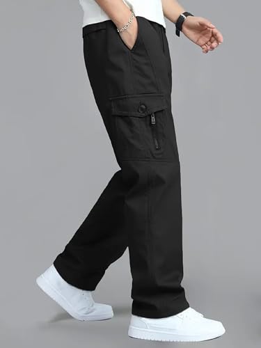 Image of Lymio Cargo for Men || Cotton Cargo Pant || Drawstring Waist Pant (Also Available in Plus Sizes) (117-120)