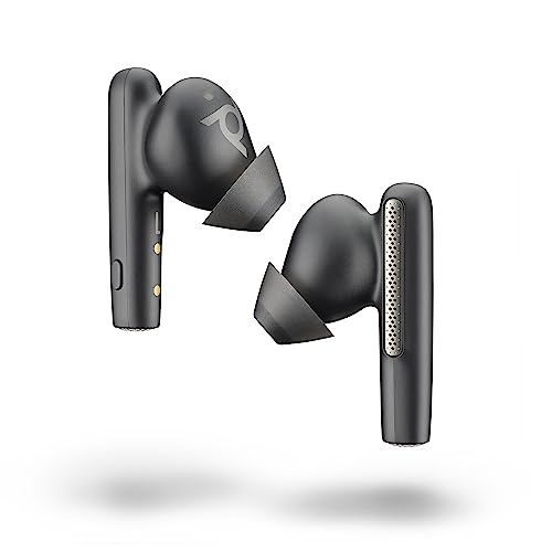 Image of Poly Voyager Free 60 Series Replacement Earbuds (Left and Right) + S /M /L Eartips - Black - Compatible with Poly Voyager Free 60, Poly Voyager Free 60 UC, and Poly Voyager Free 60+ UC (Sold Separately)