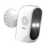 ZOSI C1 1080P Drahtlos Akku Überwachungskamera, Wiederaufladbar Außen WLAN Kamera mit 2 Wege Audio, Menschenerkennung