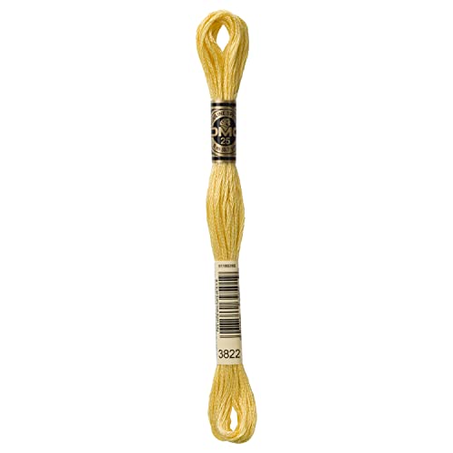 Image of DMC 6-Strand Embroidery Cotton Floss, Light Straw
