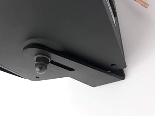 SAFWE® ESM-06 2.1 Speaker Wall Mount Stand Bracket | 150x150 mm 6x6 Inch Universal Audio Mount | Steel Black Wall Bracket for Home Theater & Multimedia Speaker System (Set of 2)