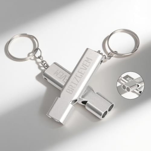 Survival Whistles 4-Pack & 6-Pack, Aluminum Emergency Safety Whistle with Lanyard and Keychain, Waterproof & Unbreakable for Hiking, Camping, Dog Training, Coaching, Emergency Kits - Image 4
