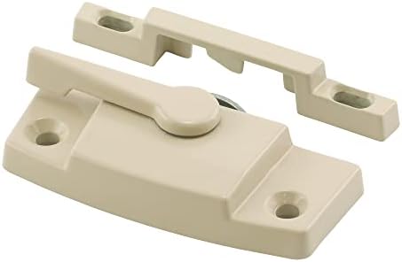 Prime-Line Window Sash Lock, 1/2 In. Latch Projection, Fits Metal Sliding Windows Diecast Zinc Painted Almond F 2783 - View #10