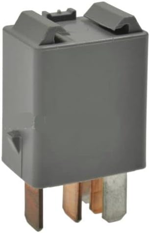 Replacement Daytime Running Light Relay Automatic 5-Terminal Panel Mount, Silver, Normally Open, 10A, 12V DC